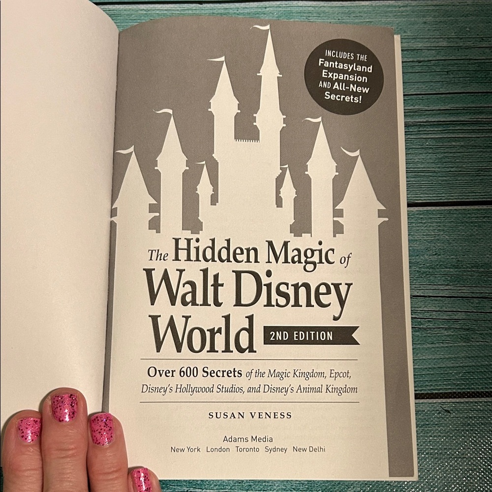 Disney The Hidden Magic of Walt Disney World Book - Blue and Orange - Picture 3 of 3